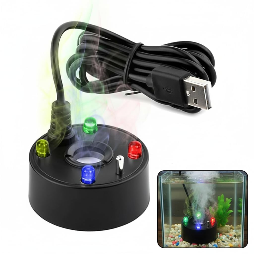 Terrarium Fogger Ultrasonic - Nuova Pompa d'Aria USB 5V 2026